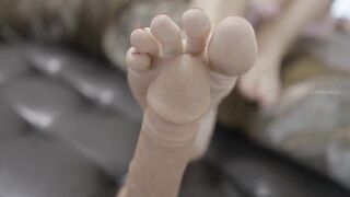 Foot Solo Sextoy Mit Abspritzen