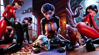 Superhero Ladyboy on a Smutty Mission – Stuffed with Dongs in Each Aperture & Double Penetration