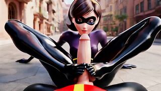 Superhero Ladyboy on a Smutty Mission – Stuffed with Dongs in Each Aperture & Double Penetration