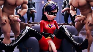 Superhero Ladyboy on a Smutty Mission – Stuffed with Dongs in Each Aperture & Double Penetration