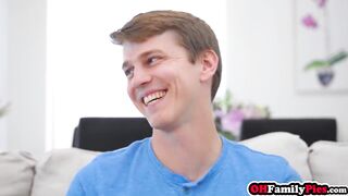 Hawt teen stepsis drank large wang and playgirl enjoyed coarse sex