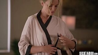 Oriental cutie drank large ramrod and hawt teen enjoyed hardcore trio sex after fellatio