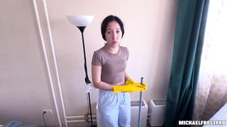 Oriental Сleaner Give Me Screw Her For Cash