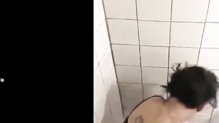 LESBIAN SLUTS PLAY IN NIGHTCLUB BATHROOM