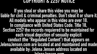 Busty Penthouse Pet Jelena Jensen StrapOn Fucks Jayden Cole!