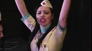 Latex Nurses RubberDoll & Anastasia Trained By HN Rubberella
