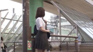 Asian Schoolgirl Stalks and Fucks Teacher to Orgasm
