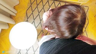 I drilled my redhead roommate whilst that babe was dusting the apartment