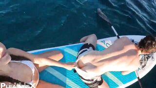 Outdoor Cowgirl on a Paddle Board — POV Heaven