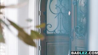 Large bazookas curvy Italian housewife cheats on her spouse with a lesbo gal