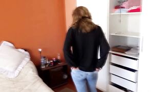 I costume up to show off and kindle the maid's spouse, I ask him to give me his weenie.