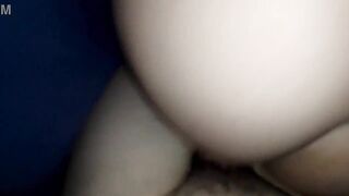 I discover my wife resting, lie down behind her, put my wang in her, and begin screwing.