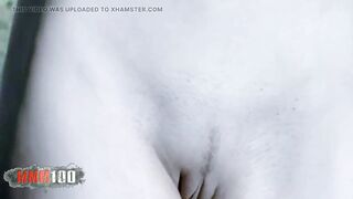 Angelina Breathtaking French Model Angelina Shows off Undressed in the Rocks