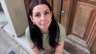 Tourist seeks excited cutie to film whilst banging her - Almendra Gala