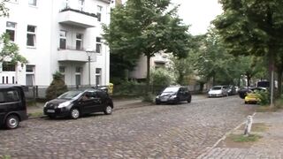 Tattooed big beautiful woman German journalist drilled hard on the daybed