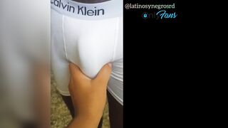 Touched my ally over his boxers, it gets him.