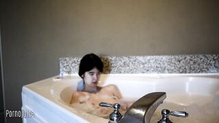 Oriental Girl Takes a Bubble Washroom Starring Alexandria Wu
