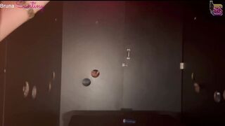 My wife, that wench, is giving it up in the brilliance aperture.