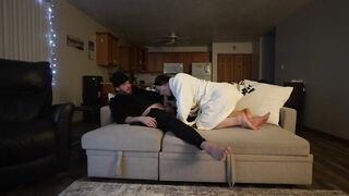 Wife Screwed on the Bed Trying to get Preggo