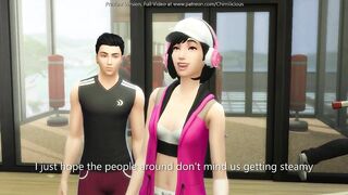 Banging My Girlfriend At The Gym During the time that Everybody Watches - sims 4 - CG Comics