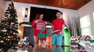 Lustful stepson is eyeing his sexy recent large boobs stepmom Natasha Fine all Christmas morning.The breasty mother i'd like to fuck bows over and this chab puts a anal intercourse up her butt
