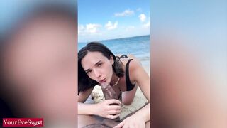 Large Boobs Nympho Eve Enchanting Railed Coarse By BBC Troy Francisco In Public Beach