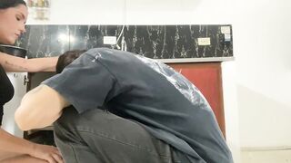 UNFAITHFUL HOUSEWIFE CHEATS ON HER SPOUSE WITH THE PLUMBER - SPANISH PORN