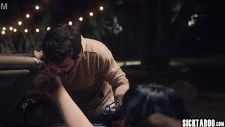 Hot large booty mother I'd like to fuck Little Puck drank massive penis and enjoyed hardcore 3some sex with stranger and her boyfriend