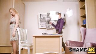 SHAME4K. Intimate eye changes the rules screwing aged woman in nylons