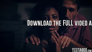 Hopeless black cougar seduces a older man and squirts all over his large white weenie