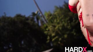 HARDX - Stacked Cubbi Thompson’s Ideal Curves Destroyed in Epic Hardcore Smashing Session