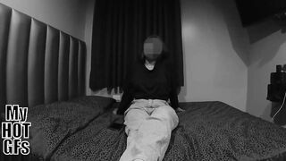 Take off the jo-bag and fill me with your milk, dad.