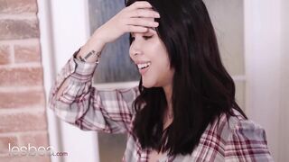 Lesbea Ale Danger caught masturbating in VR lesbo dream turns to romantic twat licking reality