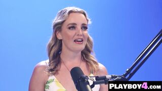 Sexy golden-haired sweetheart enjoyed sexy solo action and pornstar enjoyed masturbation
