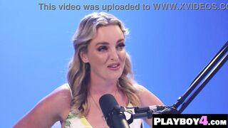 Sexy golden-haired sweetheart enjoyed sexy solo action and pornstar enjoyed masturbation