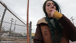 I Left my Clothing BEHIND and SQUIRTED! - Public Nudity Warehouse Dare