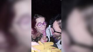 Exhibition for 2 MILFs who love to suck and have a fun hawt semen