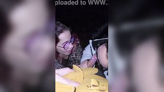 Exhibition for 2 MILFs who love to suck and have a fun hawt semen