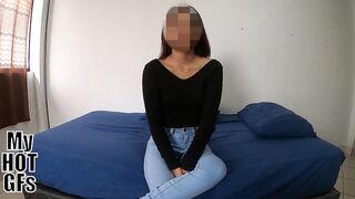 Oh my god! I filled Margarita's snatch with milk and this babe got preggo!