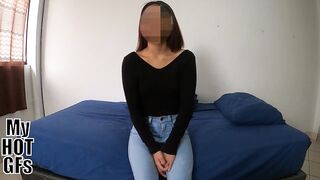 Oh my god! I filled Margarita's snatch with milk and this babe got preggo!