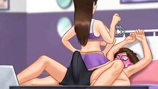 Cheerleader Stepsis Got Creampied by Stepbro- Summertime Saga