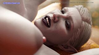 Shy Gal Giving Her Vagina To Futanari Large Boss - This babe Desires To Be A Sex Worker ( CG Uncensored Realistic )