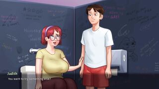 All sex scenes with Judith and Tammy - Summertime Saga twenty one.0.0