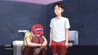 All sex scenes with Judith and Tammy - Summertime Saga twenty one.0.0
