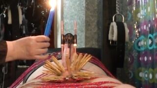 Cock Stretching and Sexy Wax in The Dungeon of Lady Diva Cane