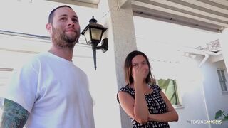 A pretty pair gets slutty and sneaks over to fuck hardcore in their allies abode