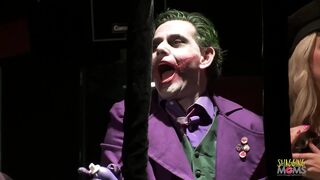 An astounding fuckfest at a disrobe club with breasty milfs in hawt costumes and lads with large ramrods