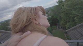 Rooftop Banging with Hot Redhead GILF Andi James