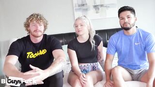 Bi-sexual Piledriver Screw. Sexy Muscle Golden-haired Cock.