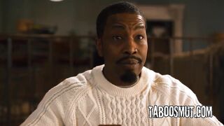 Lustful Wife Getting Banged By Ebony Spouse And His Boss On The Diner Table